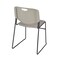 Regency Kahlo Square Table & Chair Sets, 36 W, 36 L, 29 H, Wood, Metal, Polypropylene Top, Maple TPL3636PLBK44GY - alternate 6